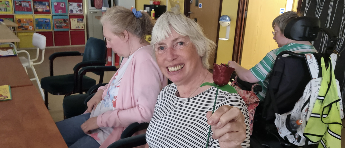 Making clay roses